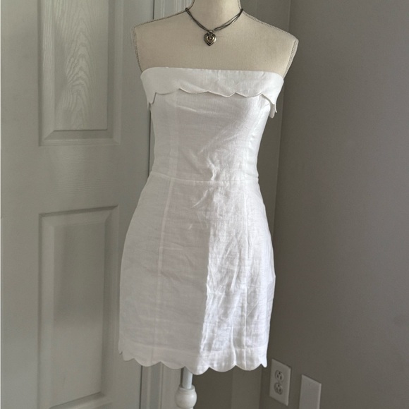 Reformation Isles linen white dress - Picture 2 of 3